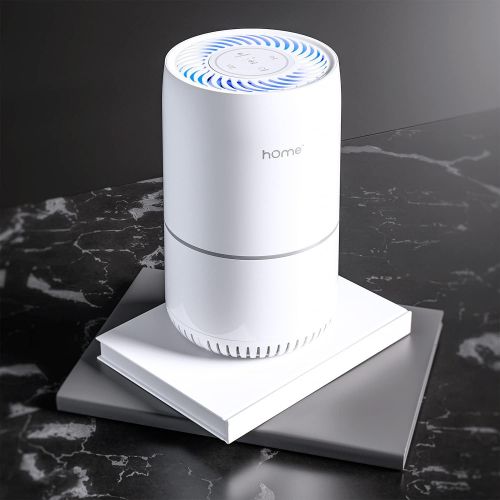  hOmeLabs Purely Awesome Air Purifier with True HEPA Filter - Removes 99.97% of Airborne Particles with H13, Activated Carbon and 3-Stage Filtration to Significantly Improve Indoor