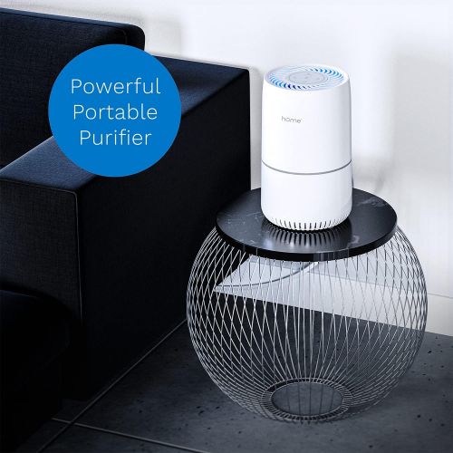  hOmeLabs Purely Awesome Air Purifier with True HEPA Filter - Removes 99.97% of Airborne Particles with H13, Activated Carbon and 3-Stage Filtration to Significantly Improve Indoor