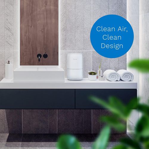  hOmeLabs Purely Awesome Air Purifier with True HEPA Filter - Removes 99.97% of Airborne Particles with H13, Activated Carbon and 3-Stage Filtration to Significantly Improve Indoor