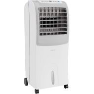 hOmeLabs Evaporative Cooler - Cooling Fan with 3 Wind Modes, 3 Speeds, Timer, Humidifier and Auto Shut Off Function - with 10 Liter Ice Water Tank Capacity - Cools Room up to 200 S