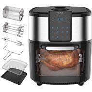 [아마존베스트]hOmeLabs 11.6 Quart XXL 8-in-1 Air Fryer Oven - Bake, Broil, Dehydrate and More - Complete Set of Dishwasher Safe Accessories Included