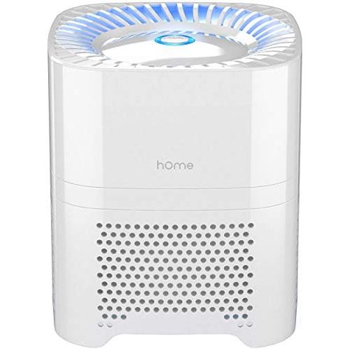  HOmeLabs hOmeLabs 3 in 1 Ionic Air Purifier with HEPA Filter - Portable Quiet Mini Air Purifier Ionizer to Reduce Mold Odor Smoke for Desktop Small Room up to 50 Sq Ft - Travel Air Purifier