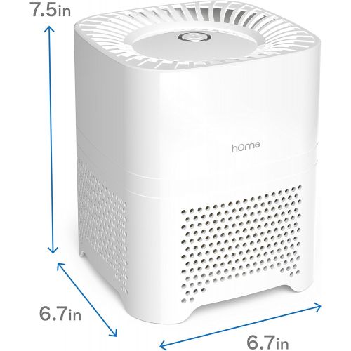  HOmeLabs hOmeLabs 3 in 1 Ionic Air Purifier with HEPA Filter - Portable Quiet Mini Air Purifier Ionizer to Reduce Mold Odor Smoke for Desktop Small Room up to 50 Sq Ft - Travel Air Purifier