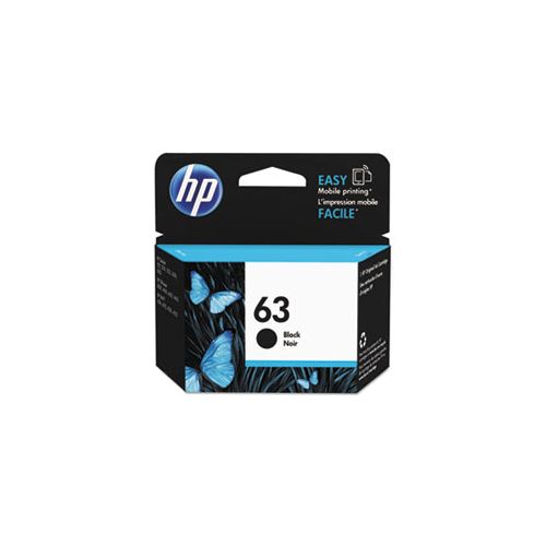 에이치피 HP 63 Black Original Ink Cartridge (F6U62AN)