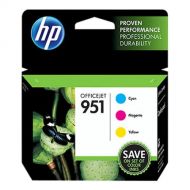 HP 951 Tri-Color Original Ink Cartridges, 3-pack (CR314FN)