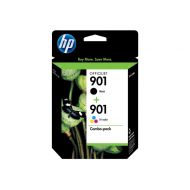 HP 901, (CN069FN) BlackTri-color 2-pack Original Ink Cartridges