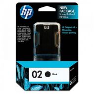 HP 02, (C8721WN) Black Original Ink Cartridge