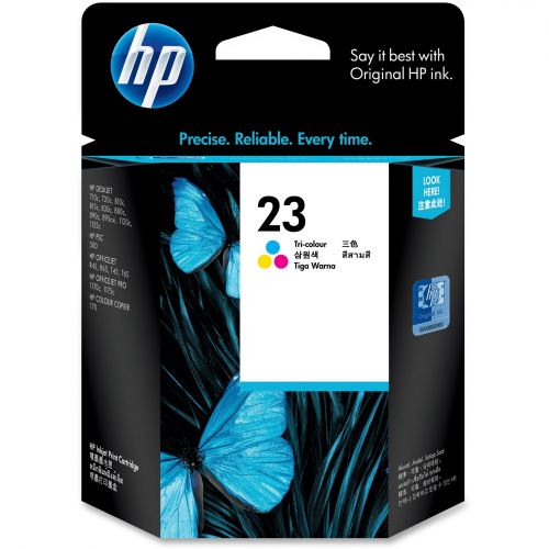 에이치피 HP, HEWC1823D, C1823D Color Ink Cartridge, 1 Each