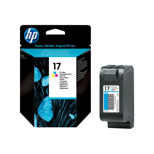 에이치피 HP, HEWC6625A, C6625A Tri-Color Ink Cartridge, 1 Each