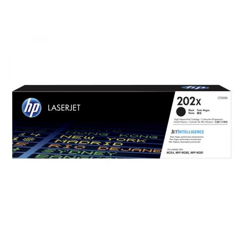 에이치피 HP, HEWCF500X, 202X High Yield Black Original LaserJet Toner Cartridge, 1 Each