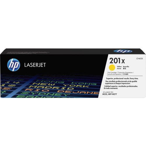 에이치피 HP 201X (CF402X) Yellow High Yield Original LJ Toner Cartridge