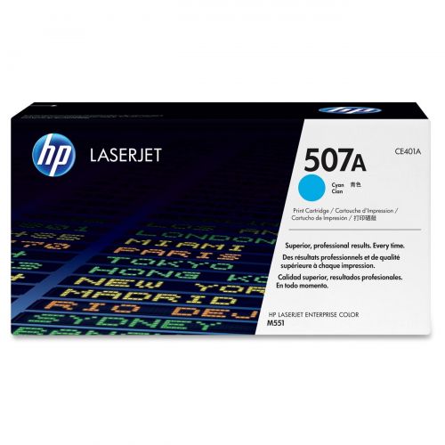 에이치피 HP 507A (CE401A) Cyan Original Laser Jet Toner Cartridge