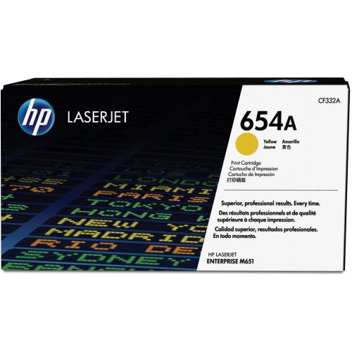 에이치피 HP 654A (CF332A) Yellow Original LJ Toner Cartridge