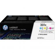 HP 201X (CF253XM) CyanMagentaYellow High Yield LJ Toner Cartridge, 3 pack