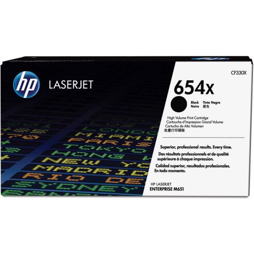 에이치피 HP, HEWCF330X, 654X High Volume Toner Cartridge, 1 Each