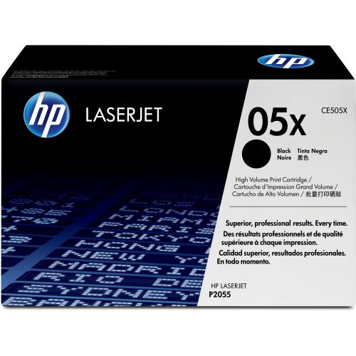 에이치피 HP 05X (CE505X) Black High Yield Original LJ Toner Cartridge