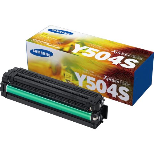 에이치피 HP, HEWSU506A, Samsung CLT-Y504S Yellow Toner Cartridge, 1 Each