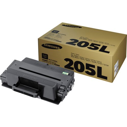 에이치피 Samsung MLT-D205L (SU967A) High-Yield Toner, 5000 Page-Yield, Black