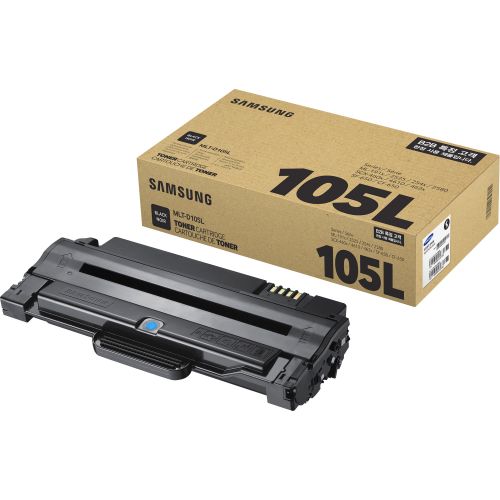 에이치피 Samsung MLT-D105L (SU770A) High-Yield Toner, 2,500 Page Yield, Black