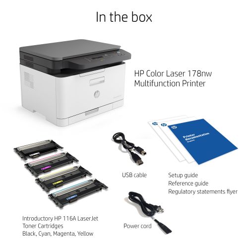 에이치피 HP Color Laser MFP 178nw All-in-One Laser Printer