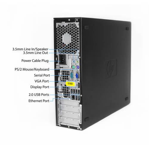 에이치피 Refurbished HP 8100-SFF Core i5-650 3.2GHZ 4GB Memory 250GB Hard Drive DVD Windows 10 Pro