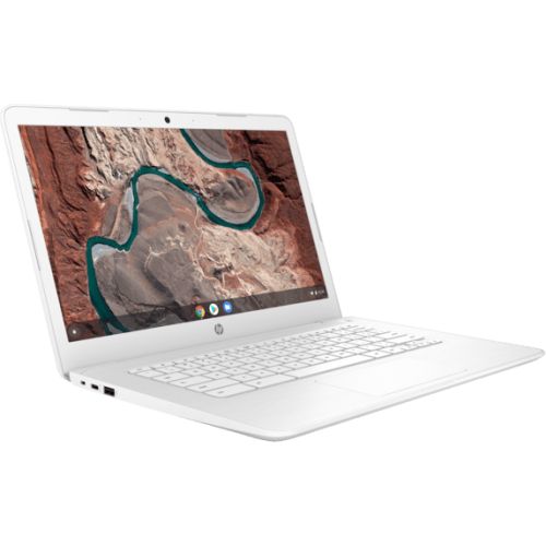 에이치피 HP 14-db0030nr Snow White Chromebook, 14 HD, AMD A4-9120, UMA Graphics, 32GB, 4GB Memory