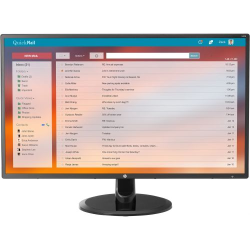 에이치피 HP 27 1920x1080 DP HDMI DVI VGA 60hz 5ms HD LED Monitor - V270