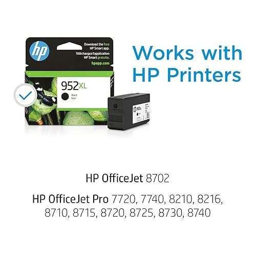 에이치피 HP 952XL Black High-yield Ink Cartridge