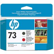 HP 73 Matte Black & Chromatic Red Printhead