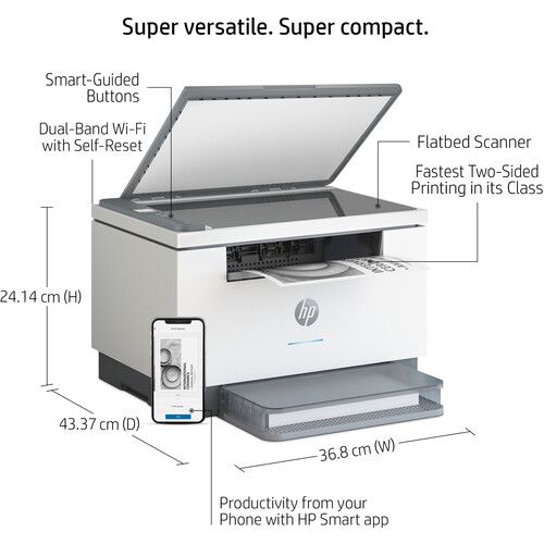 에이치피 HP LaserJet MFP M234dw Monochrome Printer