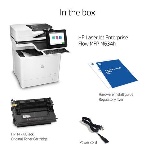 에이치피 HP LaserJet Enterprise Flow MFP M634h Printer