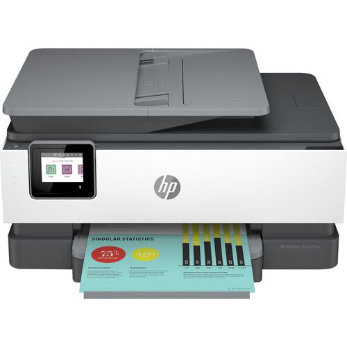 에이치피 HP OfficeJet Pro 8034e All-in-One Inkjet Printer with HP+ 1 Year Instant Ink & Extended Warranty