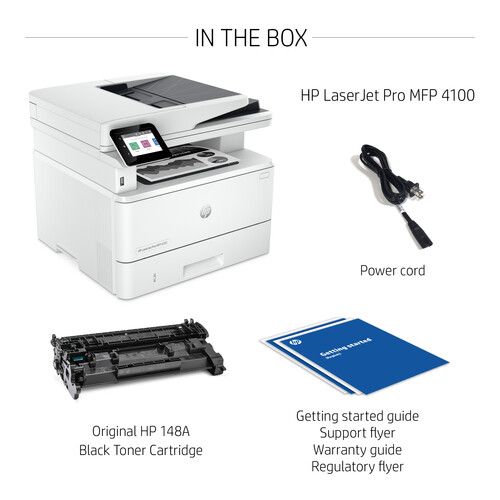 에이치피 HP LaserJet Pro MFP 4101fdw All-in-One Monochrome Wireless Printer