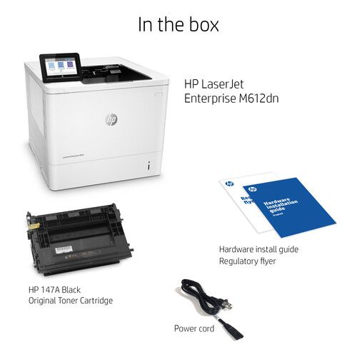 에이치피 HP Monochrome LaserJet Enterprise M612dn Printer