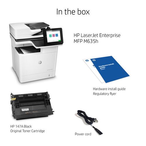 에이치피 HP LaserJet Enterprise MFP M635h Monochrome Laser Printer