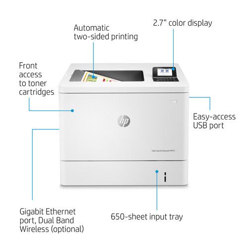 에이치피 HP LaserJet Enterprise M554dn Color Printer