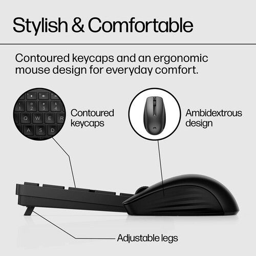 에이치피 HP 650 Wireless Keyboard and Mouse Combo