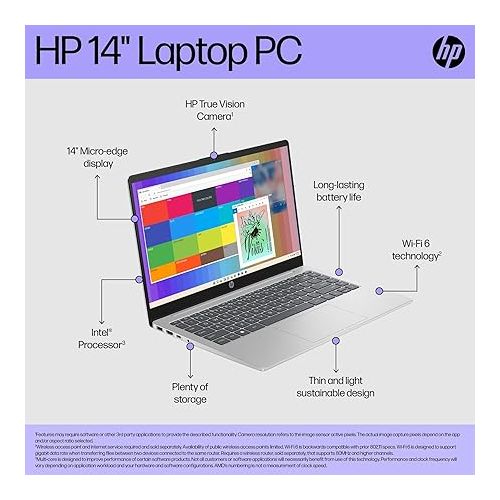 에이치피 Hp Everyday Essential 14 FHD Laptop ? Free Microsoft Office Suite Included ? Light up Keyboard ? 16GB RAM ? 1TB SSD(512GB PCIe & P500 500GB External) ? Intel 4-core Processor ? HDMI ? Windows 11