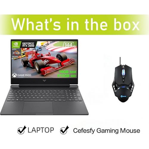 에이치피 HP 2023 Newest Victus 15 Gaming Laptop, 15.6