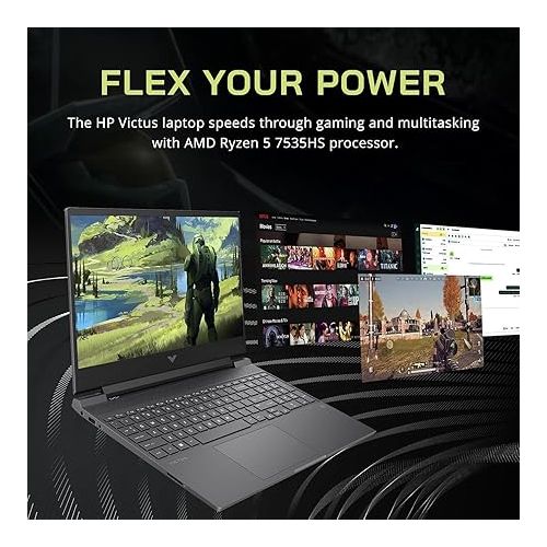 에이치피 HP 2023 Newest Victus 15 Gaming Laptop, 15.6