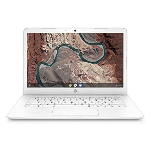 에이치피 [아마존 핫딜] [아마존핫딜]HP Chromebook 14-inch Laptop with 180-Degree Hinge, Full HD Screen, AMD Dual-Core A4-9120 Processor, 4 GB SDRAM, 32 GB eMMC Storage, Chrome OS (14-db0050nr, Snow White)