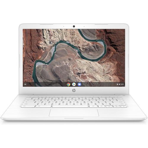 에이치피 [아마존 핫딜] [아마존핫딜]HP Chromebook 14-inch Laptop with 180-Degree Hinge, Full HD Screen, AMD Dual-Core A4-9120 Processor, 4 GB SDRAM, 32 GB eMMC Storage, Chrome OS (14-db0050nr, Snow White)