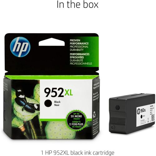 에이치피 [아마존베스트]HP 952XL Black Ink Cartridge (F6U19AN)