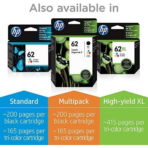 에이치피 [아마존베스트]HP 62XL Black Ink Cartridge (C2P05AN) for HP ENVY 5540 5541 5542 5543 5544 5545 5547 5548 5549 5640 5642 5643 5644 5660 5661 5663 5664 5665 7640 7643 7644 7645 HP Officejet 200 250