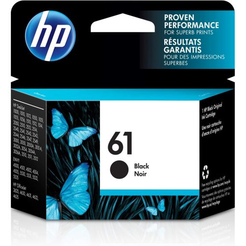 에이치피 [아마존베스트]HP 61 Black Ink Cartridge (CH561WN) for HP Deskjet 1000 1010 1012 1050 1051 1055 1056 1510 1512 1514 1051 2050 2510 2512 2514 2540 2541