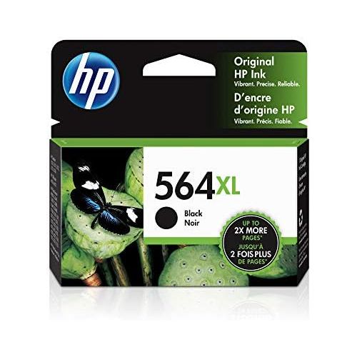 에이치피 [아마존베스트]HP 564XL Black Ink Cartridge (CN684WN) for HP Deskjet 3520 3521 3522 3526 HP Officejet 4610 4620 4622 HP Photosmart: 5510 5512 5514 5515 5520 5525 6510 6512 6515 6520 6525 7510 751