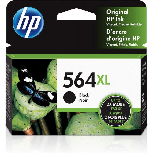 에이치피 [아마존베스트]HP 564XL Black Ink Cartridge (CN684WN) for HP Deskjet 3520 3521 3522 3526 HP Officejet 4610 4620 4622 HP Photosmart: 5510 5512 5514 5515 5520 5525 6510 6512 6515 6520 6525 7510 751