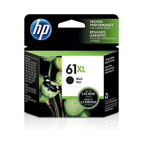 에이치피 [아마존베스트]HP 61XL Black Ink Cartridge Black (CH563WN) for HP Deskjet 1000 1010 1012 1050 1051 1055 1056 1510 1512 1514 1051 2050 2510 2512 2514 2540 2541