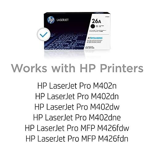 에이치피 [아마존베스트]HP 26A (CF226A) Black Toner Cartridge for HP LaserJet Pro M402 M426