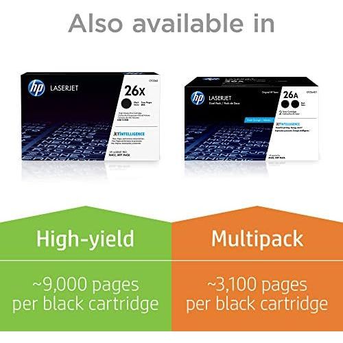 에이치피 [아마존베스트]HP 26A (CF226A) Black Toner Cartridge for HP LaserJet Pro M402 M426